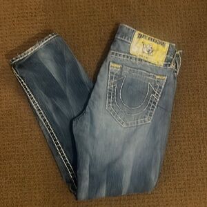 True Religion Denim Jeans sz. 32 Blue Geno Super T USA Made